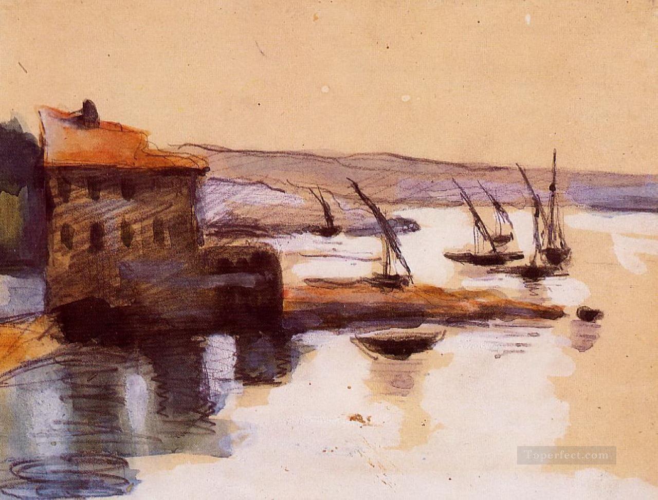 Seascape Paul Cezanne Oil Paintings